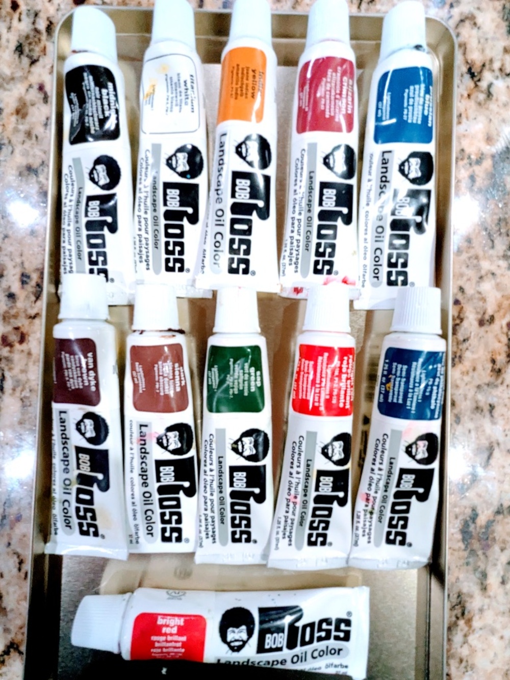 🌿 Bob Ross Landscape Oil Color Paint Set - Assorted Colors